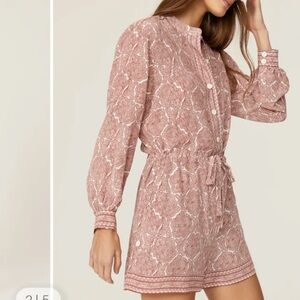 Joie Red Patterned Jumpsuit